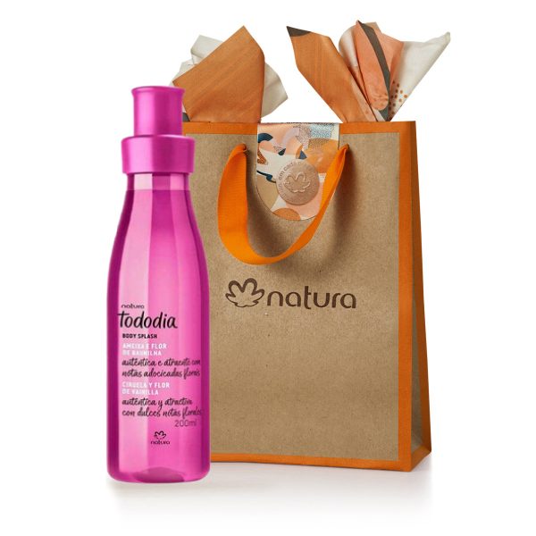 Presente Natura Body Splash Tododia Ameixa e Flor de Baunilha Feminino 200ml