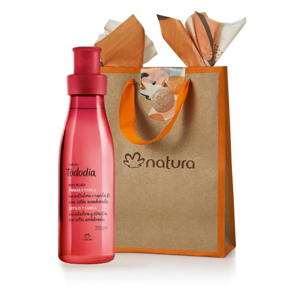 Presente Natura Body Splash Tododia Tâmara e Canela 200ml