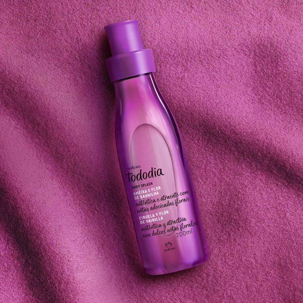 Presente Natura Body Splash Tododia Ameixa e Flor de Baunilha Feminino 200ml - Imagem 2