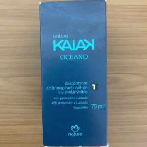 Desodorante Roll-On Kaiak Oceano Masculino Antitranspirante Natura 75ml